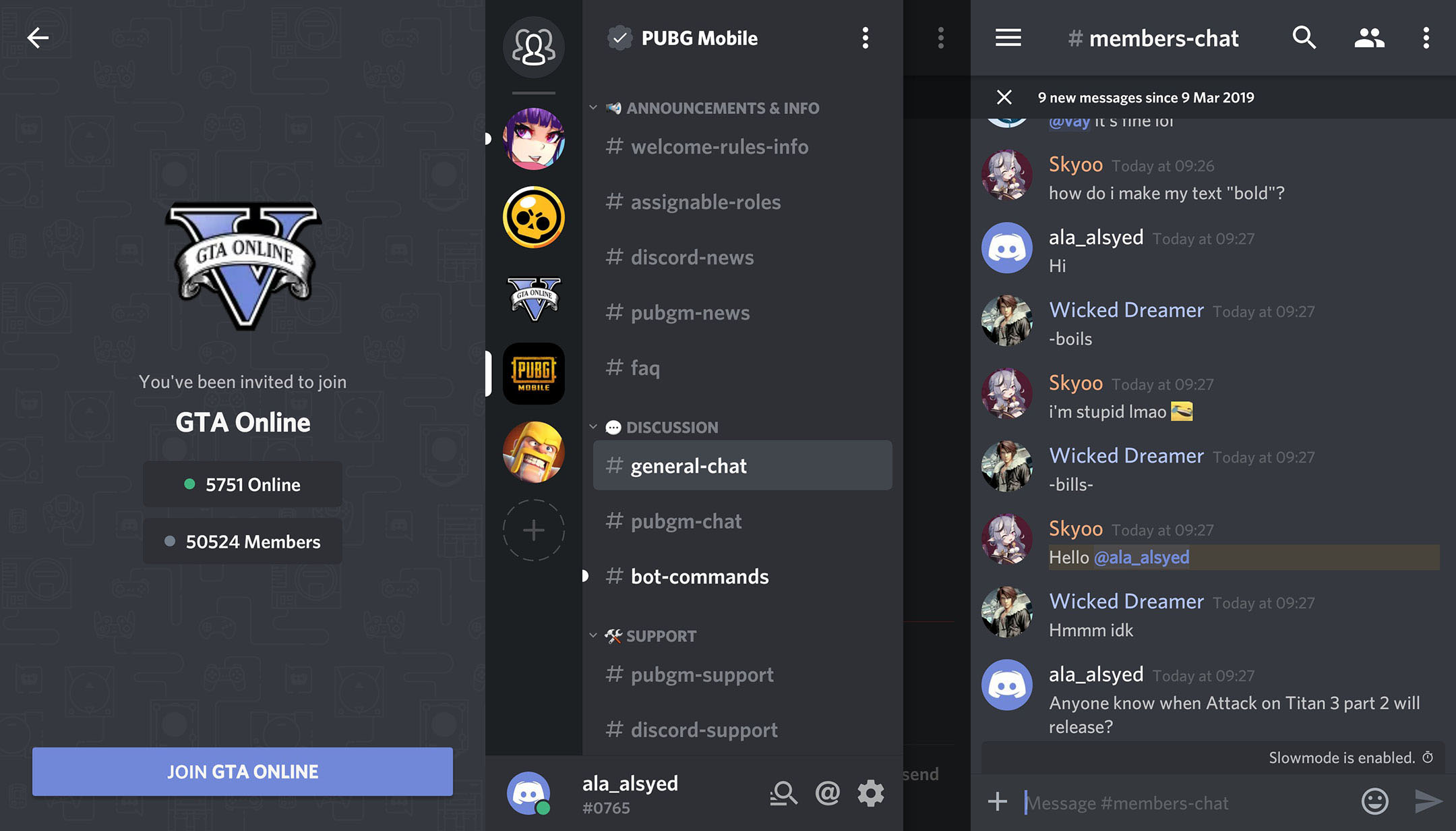 Discord chat for gamers