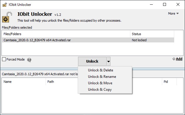 Descargar IObit Unlocker última versión para Windows gratuitas