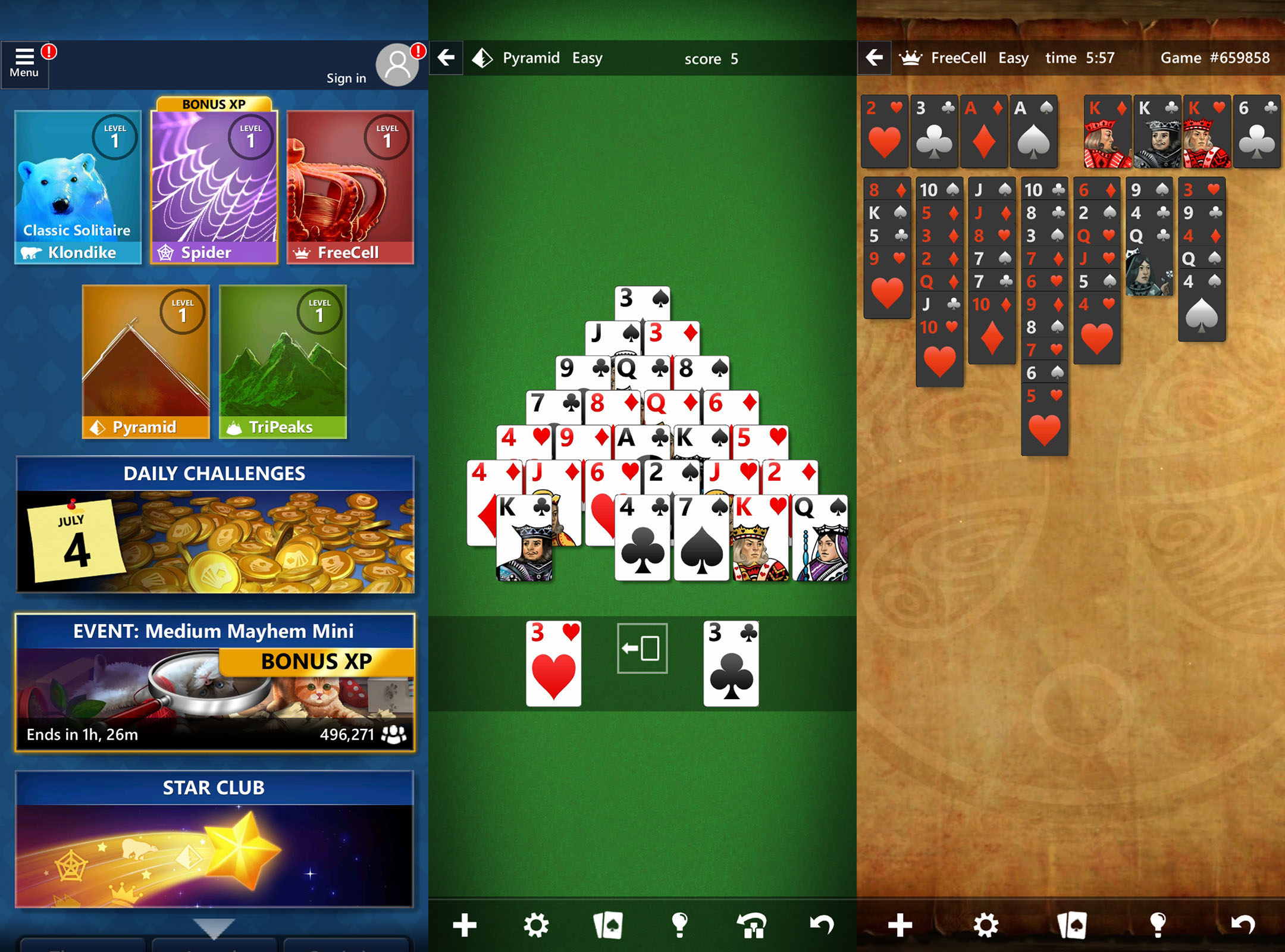 microsoft solitaire collection ad free for android tablets